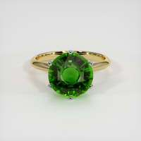 3.58 Ct. Gemstone Ring, 14K White & Yellow 1