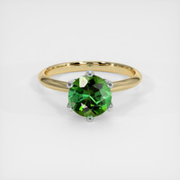 1.63 Ct. Gemstone Ring, 14K White & Yellow 1