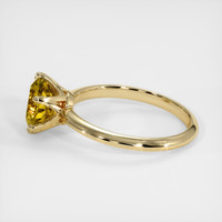 2.10 Ct. Yellowish Green Sphene (Titanite) Ring, 10K Yellow Gold 4
