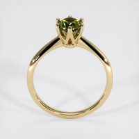 0.80 Ct. Yellowish Green Demantoid Garnet Ring, 10K Yellow Gold 3