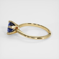 1.55 Ct. Blue Sapphire Ring, 14K Yellow Gold 4