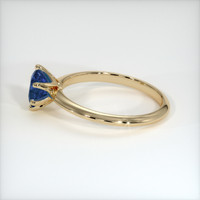 0.98 Ct. Blue Sapphire Ring, 14K Yellow Gold 4