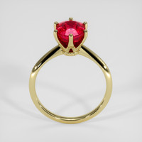 3.10 Ct. Ruby Ring, 14K Yellow Gold 3