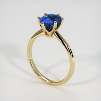 2.56 Ct. Sapphire Ring, 14K Yellow Gold 2