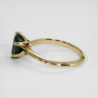 2.55 Ct. Green Sapphire Ring, 14K Yellow Gold 4