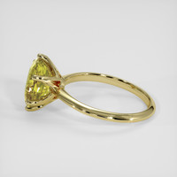 3.40 Ct. Bi Color Sapphire Ring, 14K Yellow Gold 4