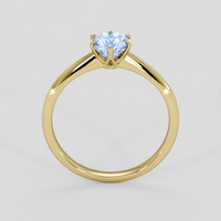 1.02 Ct. Blue Sapphire Ring, 14K Yellow Gold 3