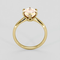 2.25 Ct. Padparadscha Sapphire Ring, 14K Yellow Gold 3