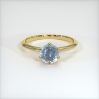 1.17 Ct. Sapphire Ring, 14K Yellow Gold 1