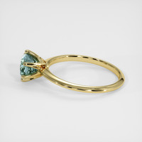 1.34 Ct. Sapphire Ring, 14K Yellow Gold 4