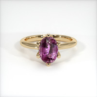 1.78 Ct. Sapphire Ring, 14K Yellow Gold 1