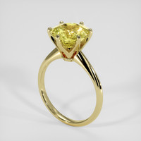 4.31 Ct. Yellow Sapphire Ring, 14K Yellow Gold 2
