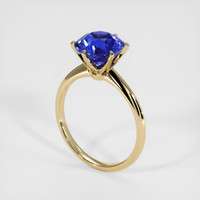 3.85 Ct. Sapphire Ring, 18K Yellow Gold 2