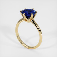 3.06 Ct. Sapphire Ring, 18K Yellow Gold 2