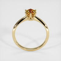 0.88 Ct. Sapphire Ring, 18K Yellow Gold 3