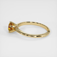 0.88 Ct. Sapphire Ring, 18K Yellow Gold 4