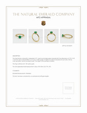 Emerald Ring 0.91 Ct. 18K Yellow Gold Appraisal