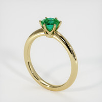 Emerald Ring 0.91 Ct. 18K Yellow Gold Preview