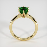 0.95 Ct. Emerald Ring, 18K Yellow Gold 3