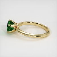 0.95 Ct. Emerald Ring, 18K Yellow Gold 4