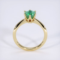 1.50 Ct. Emerald Ring, 18K Yellow Gold 3