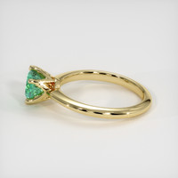 1.50 Ct. Emerald Ring, 18K Yellow Gold 4