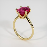 3.20 Ct. Gemstone Ring, 18K Yellow Gold 2