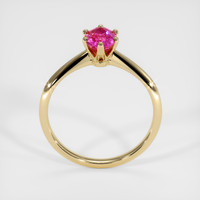 0.85 Ct. Sapphire Ring, 18K Yellow Gold 3