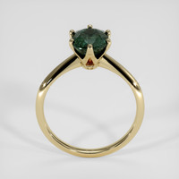 2.55 Ct. Green Sapphire Ring, 18K Yellow Gold 3