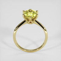 3.40 Ct. Bi Color Sapphire Ring, 18K Yellow Gold 3