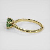 1.45 Ct. Bluish Green Sapphire Ring, 18K Yellow Gold 4