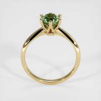 1.20 Ct. Green Sapphire Ring, 18K Yellow Gold 3