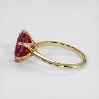 4.76 Ct. Bi Color Sapphire Ring, 18K Yellow Gold 4