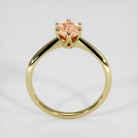 1.20 Ct. Padparadscha Sapphire Ring, 18K Yellow Gold 3