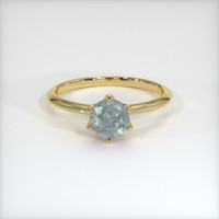 1.15 Ct. Sapphire Ring, 18K Yellow Gold 1