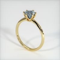 1.17 Ct. Sapphire Ring, 18K Yellow Gold 2