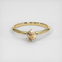 1.06 Ct. Sapphire Ring, 18K Yellow Gold 1