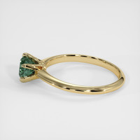 1.01 Ct. Sapphire Ring, 18K Yellow Gold 4