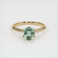 1.82 Ct. Sapphire Ring, 18K Yellow Gold 1