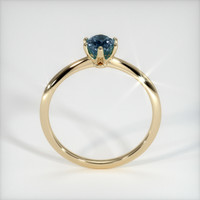 0.55 Ct. Sapphire Ring, 18K Yellow Gold 3
