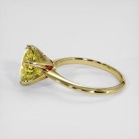 4.31 Ct. Yellow Sapphire Ring, 18K Yellow Gold 4