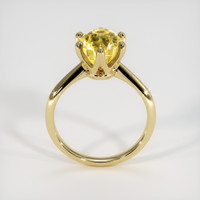 3.14 Ct. Sapphire Ring, 18K Yellow Gold 3