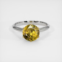 2.10 Ct. Gemstone Ring, 14K Yellow & White 1