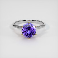 2.24 Ct. Gemstone Ring, 14K Yellow & White 1