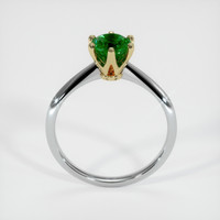 0.95 Ct. Emerald Ring, 18K Yellow & White 3