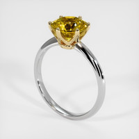 2.10 Ct. Gemstone Ring, 18K Yellow & White 2