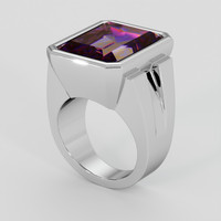 13.96 Ct. Bi Color Ametrine Ring, Silver 2