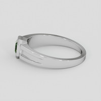 1.12 Ct. Green Sapphire Ring, Silver 4