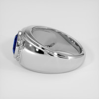 4.01 Ct. Blue Sapphire Ring, Platinum 950 4