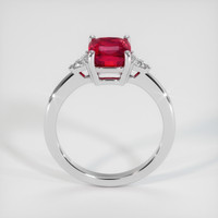 2.16 Ct. Ruby Ring, Platinum 950 3